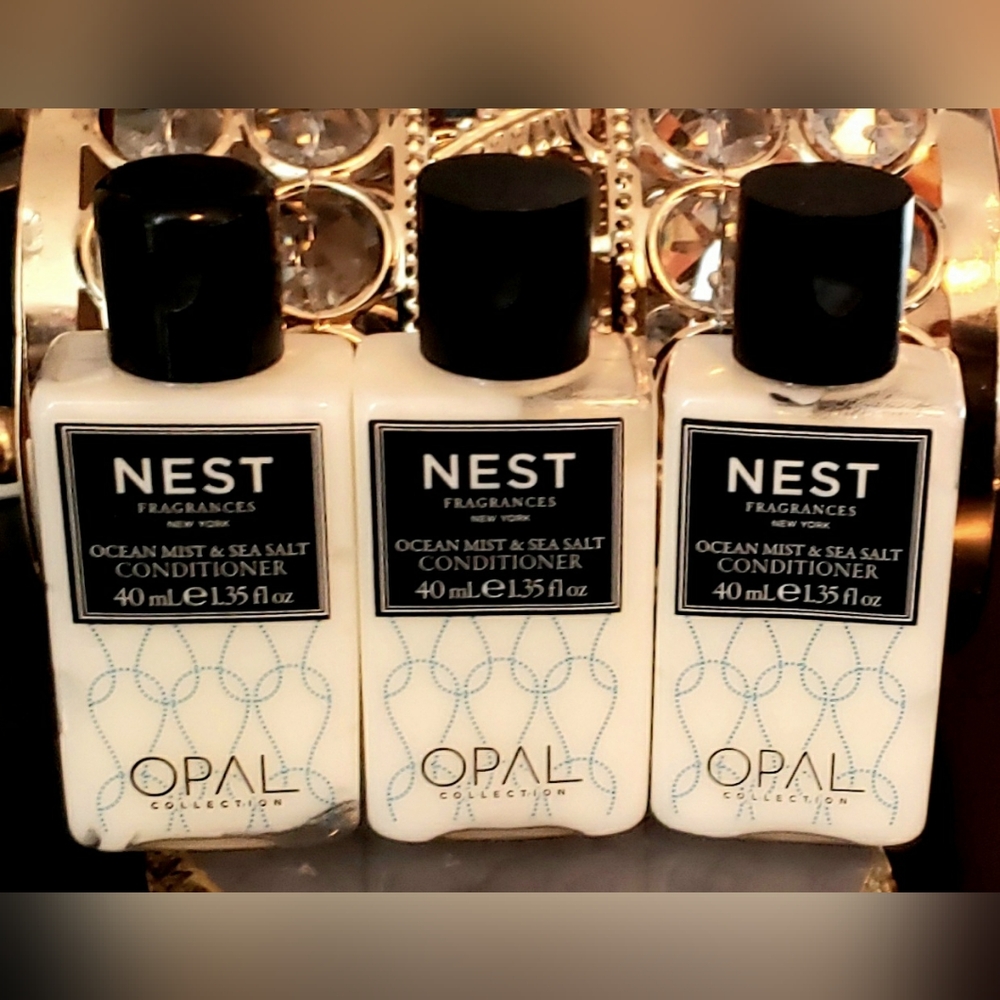 NEST Fragrances NY Ocean Mist & Sea Salt CONDITIONER Lot of 3 1.35 fl oz each.